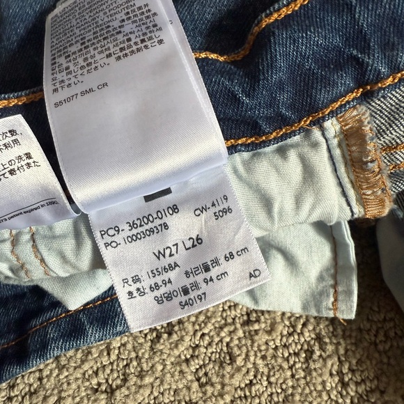 Levi's Straight Fit Denim Jeans - Deep Blue - Picture 5 of 8